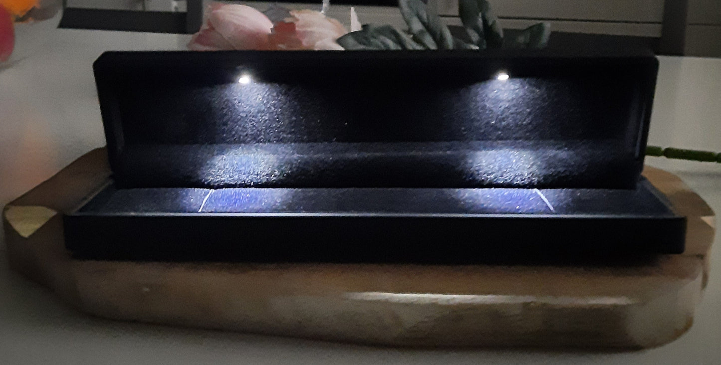 Geschenketui für Tesbih schwarz mit LED