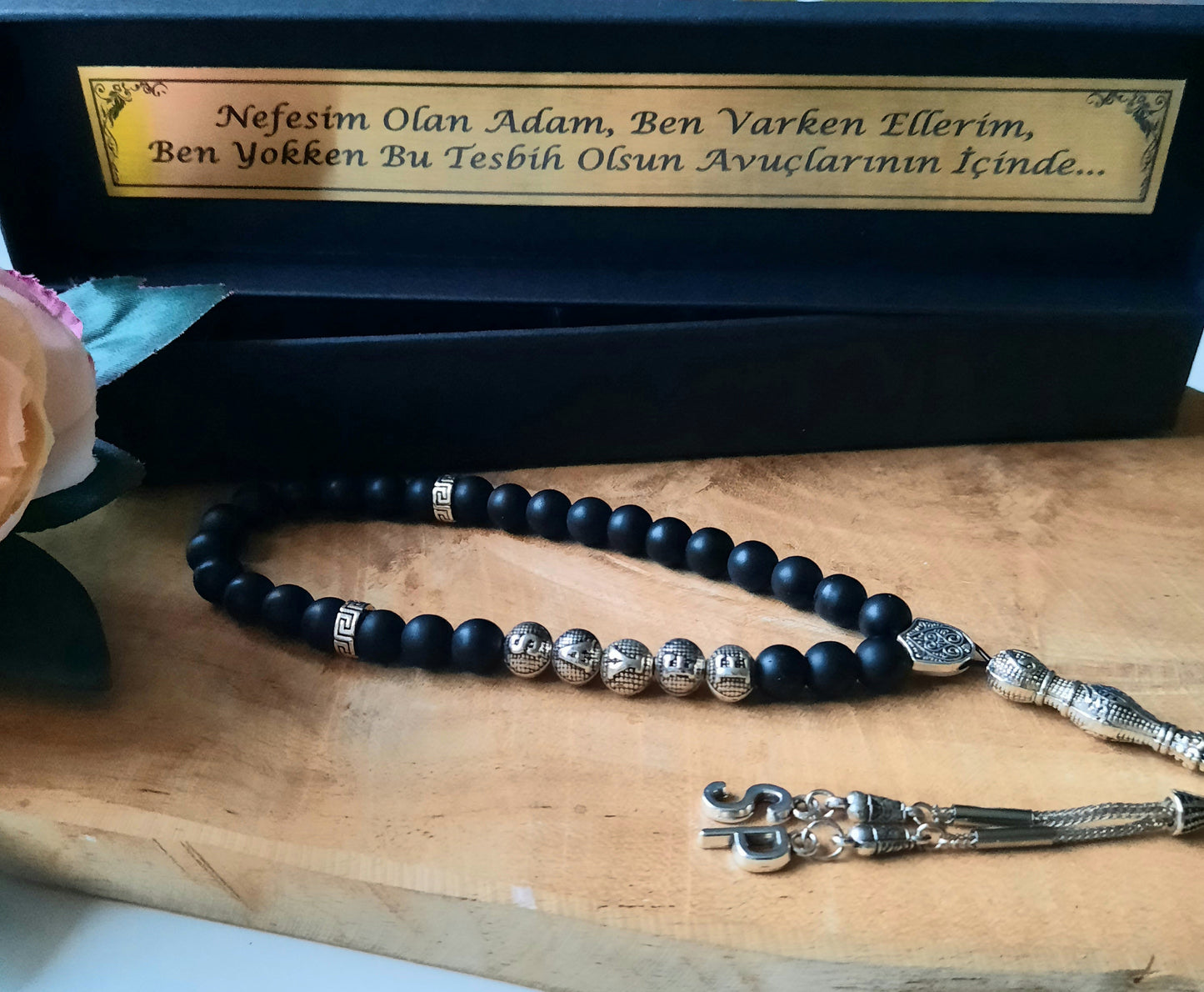 Personalisiertes Tesbih mit Wunschname