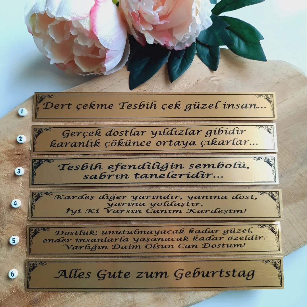 Tesbih personalisiert Modell 102